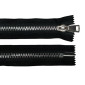 Decorative plastic zipper 16cm Black No.8