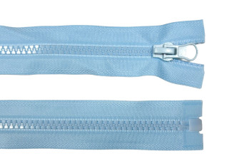 Plastikinis užtrauktukas 45cm Šviesiai mėlynas