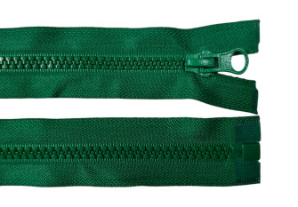 Plastic zipper 45cm Green grass