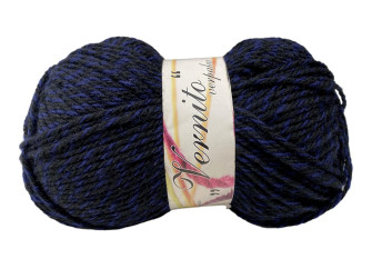 Vernit yarn Dark blue black Vernit yarn Dark blue black