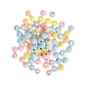 Wooden beads Pastel colours 12mm 40g