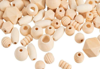 Mediniai karoliukai Mix 50g