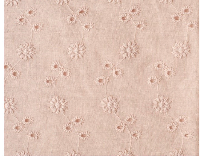 Embroidered cotton Pastel peach pigiau