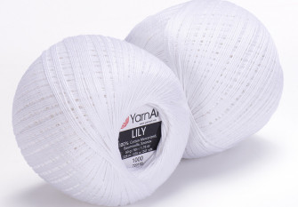 YarnArt LILY 1000 Balta