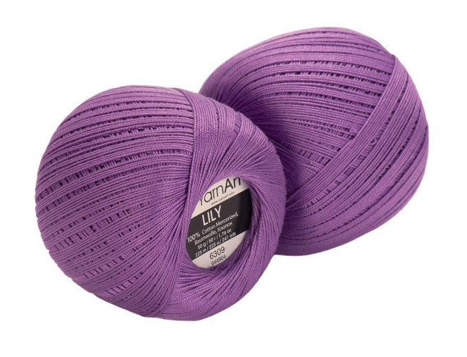 YarnArt LILY 6309 Violetinė