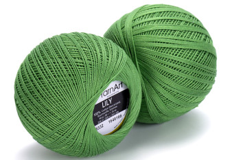 YarnArt LILY 6332 Žalia