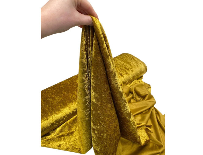 Glamžytas aksomas Auksinis plonesnis internetu