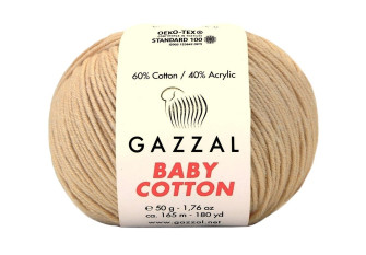 Gazzal Baby Cotton 3445 Smėlio