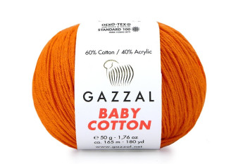 Gazzal Baby Cotton 3419 Oranžinė