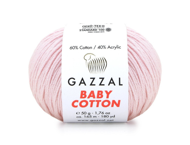 Gazzal Baby Cotton 3411 Light pink
