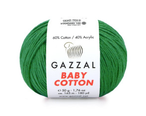 Gazzal Baby Cotton 3456 Žalia Gazzal Baby Cotton 3456 Žalia