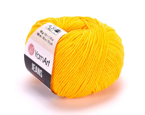 YarnArt Jeans 35 Geltona YarnArt Jeans 35 Geltona