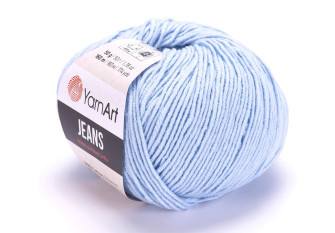 YarnArt Jeans 75 Šviesiai mėlyna