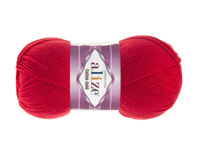 Alize Cotton Gold 56 Raudona