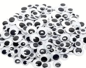 Adhesive eyes for toys 12mm 100pcs. Adhesive eyes for toys 12mm 100pcs.