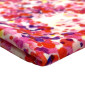 Viscose fabric with linen Pink spots