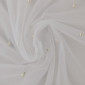 Tulle with beads White
