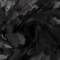 Tiulis su drugeliais Juodas