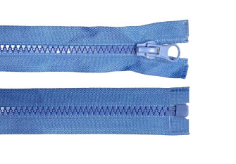 Plastikinis užtrauktukas 85cm Džinso mėlyna