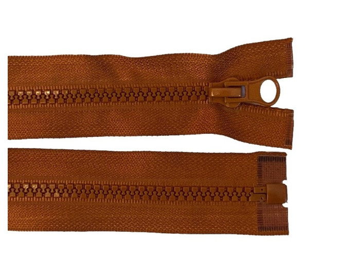 Plastikinis užtrauktukas 85cm Ruda karamelė
