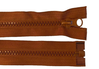 Plastikinis užtrauktukas 85cm Ruda karamelė
