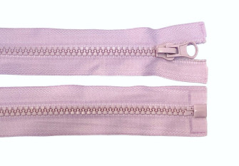 Plastikinis užtrauktukas 80cm Šviesi alyvinė