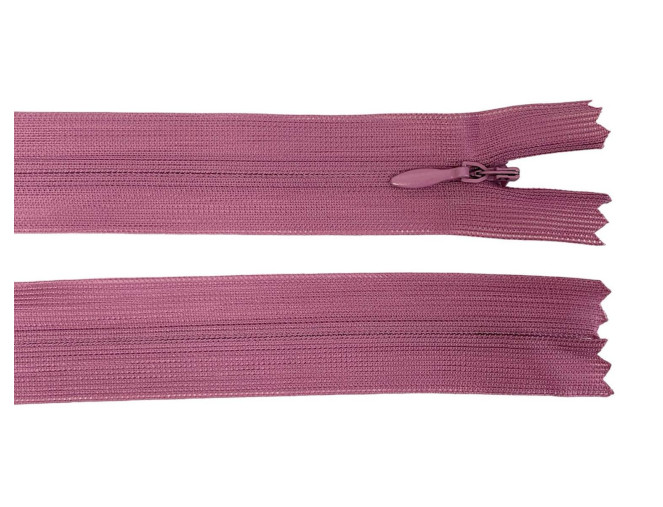 Hidden zip 50cm Dark lilac