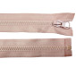 Plastikinis užtrauktukas 80cm Pelenų rožinė