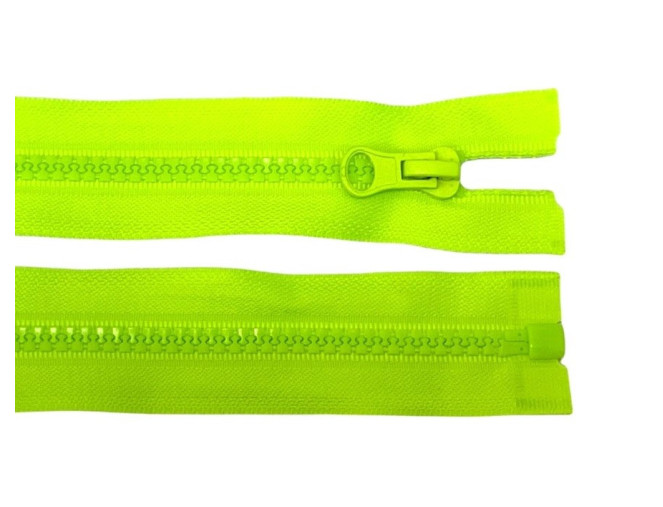 Plastikinis užtrauktukas 45cm Neoninė žalia