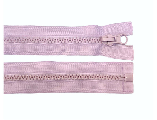Plastikinis užtrauktukas 45cm Šviesi alyvinė