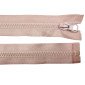 Plastic zipper 90cm Ash pink