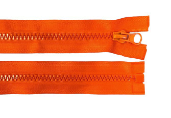 Plastic zip 50cm Orange