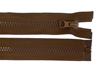 Plastikinis užtrauktukas 40cm Šokolado ruda
