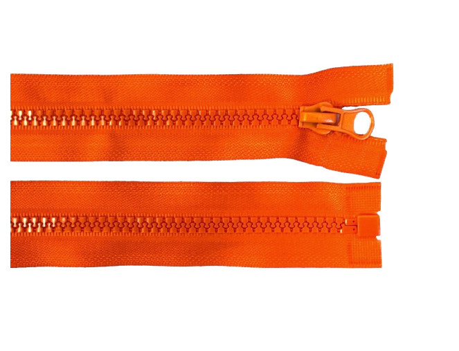 Plastikinis užtrauktukas 55cm Oranžinis