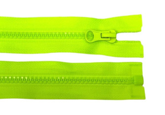 Plastikinis užtrauktukas 60cm Neoninė žalia