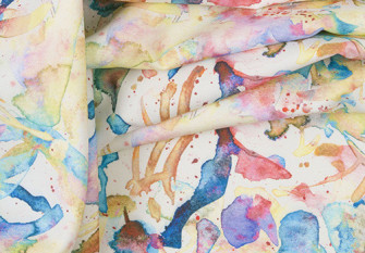 Barbie (Marchiano) fabric Colourful spots