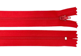 Non-removable No.3 zipper 20cm Red