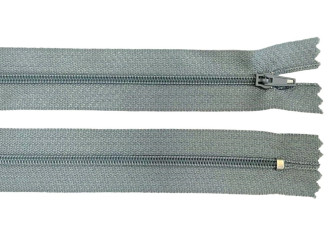 Non-removable No.3 zipper 20cm Grey