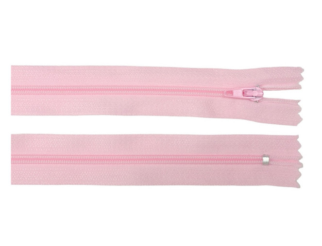 Neišsegamas Nr.3 užtrauktukas 20cm Šviesiai rožinė
