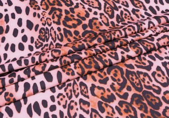 Barbie (Marchiano) fabric Pink leopard print