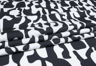 Barbie (Marchiano) fabric Black, white patches