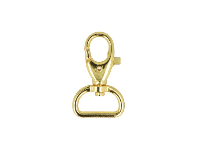 Metal carabiner 20mm | Gold