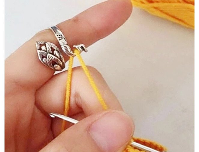 Nėrimo žiedas | 2 spalvos pigiau