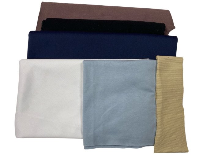 Įvairių trikotažų likučių rinkinys Nr.60