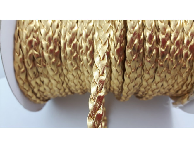 Braided leather cord 5mm | 4 colours internetu