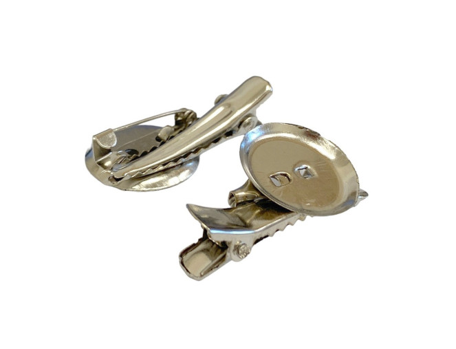Set of brooch bases with clasp 4pcs.