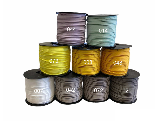 Suede cord 2,5mm | 37 colours pristatymas per 1-4 d.d.