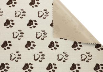 Waterproof fabric Kodura Brown feet