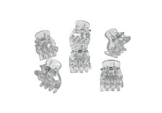 Hair clips Transparent 6pcs.