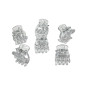 Hair clips Transparent 6pcs.